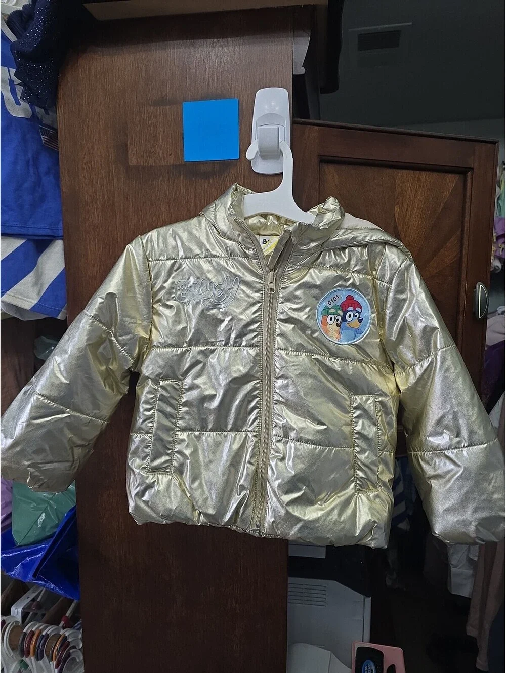 3t brand new bluey, from disney coat item, 101G2